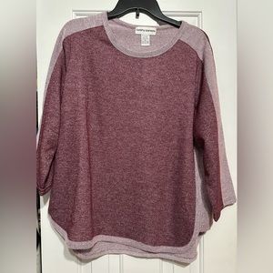 XL Cathy Daniels 3/4 Sleeve Top